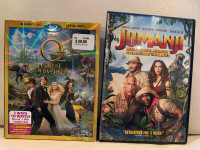 Oz Great Powerful Jumanji Welcome to the Jungle  Blue ray DVD