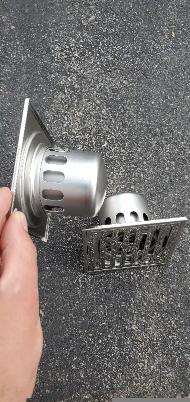 Square Floor Drain, Drains Shower Stainless Steel in Plumbing, Sinks, Toilets & Showers in City of Toronto - Image 5