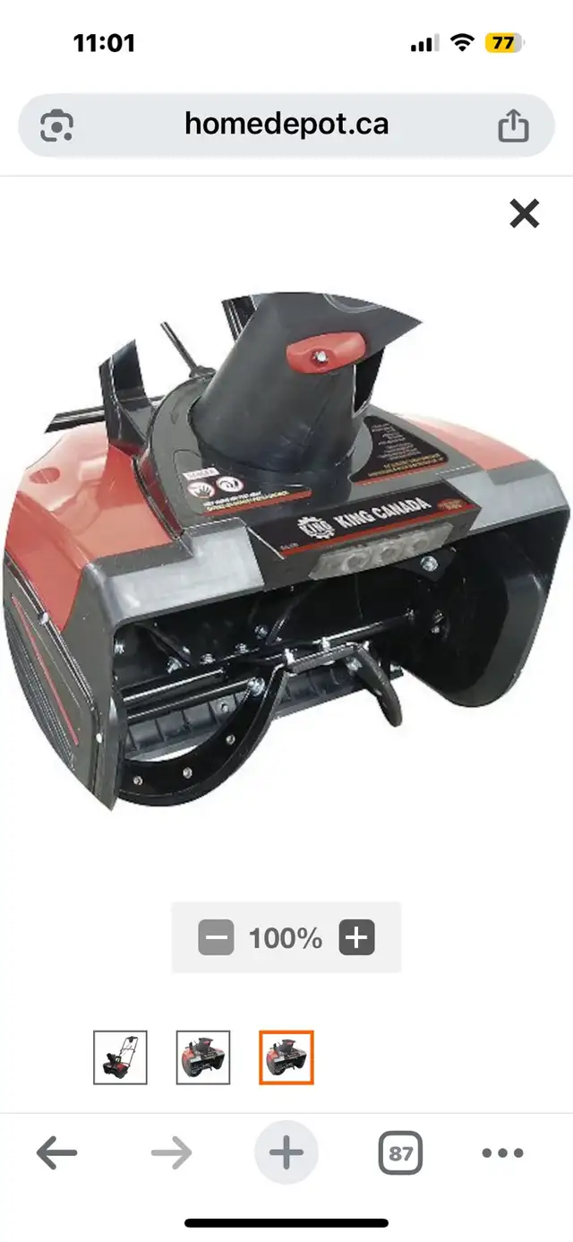 Electric Snow Blower (Never Used) in Snowblowers in City of Toronto - Image 4