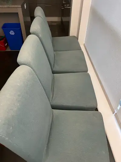 Four IKEA Bergmund chairs available for free, View more