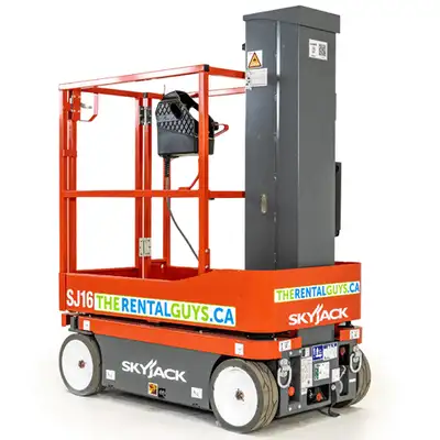 SJ16 Man Lift Rental Calgary - Free Delivery and Pickup, View more