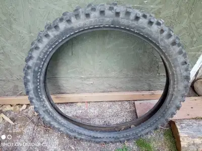 1- SOLD-----Kenda trak master 80/100-21 m/c 51M k-760...$25 2- Dunlop 100/90-19 62M Geo max MX3S- $2...