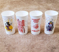 Vintage Disney Coca Cola Cups 20th anniversay