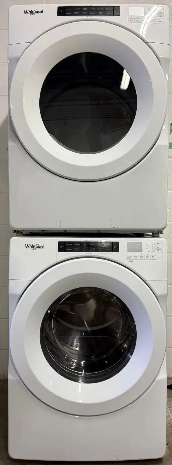 -Stackable SET Washer / Dryer  “WHIRLPOOL” H39/W27/W30 in Washers & Dryers in City of Toronto - Image 2