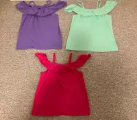 Kids Tank Tops with ruffle Childrens Place sz XL 14
