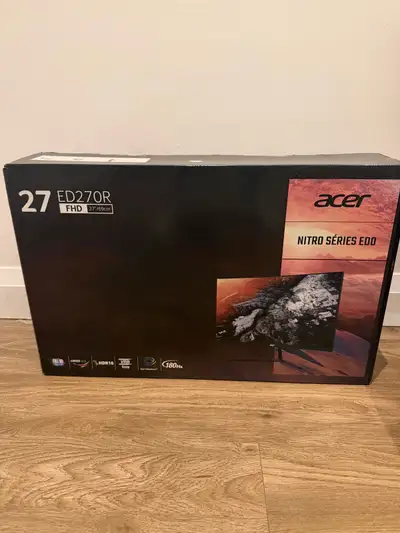 Acer ED270R Monitor, View more