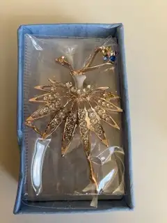 Jewelry Rhinestone Brooch Pin Scarves Shawl Clip for Women/Girl, View more