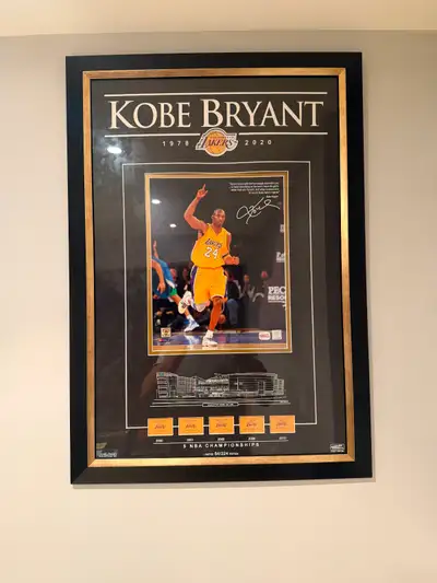Kobe Bryant Portrait, 91cm in height and 64 cm in width, need gone ASAP