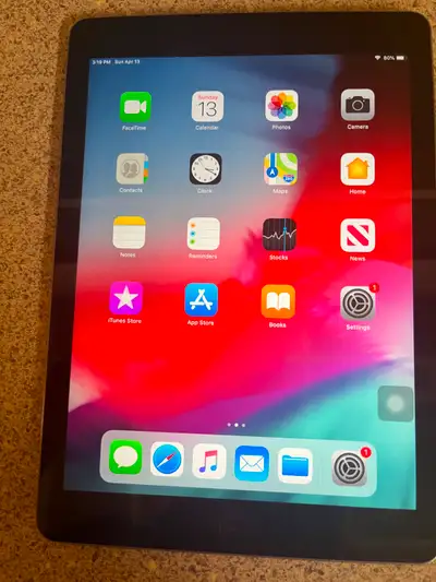 In great physical shape, no cracks or scratches. Home button is very touchy; sometimes it works and...