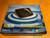 Linksys Cisco Wireless-N Broadband Router WRT160N - $38