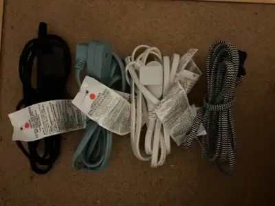 Globe Designer 9ft  Four Extension Cords , View more