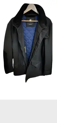 Trench coat Neuf sans étiquette XL noir homme 140$  (rabais 60%)