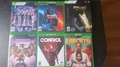 Pick up only on the south end! Dragon Age the Veilguard - $35 Far Cry 6 - $20 Control - $15 Gotham K...