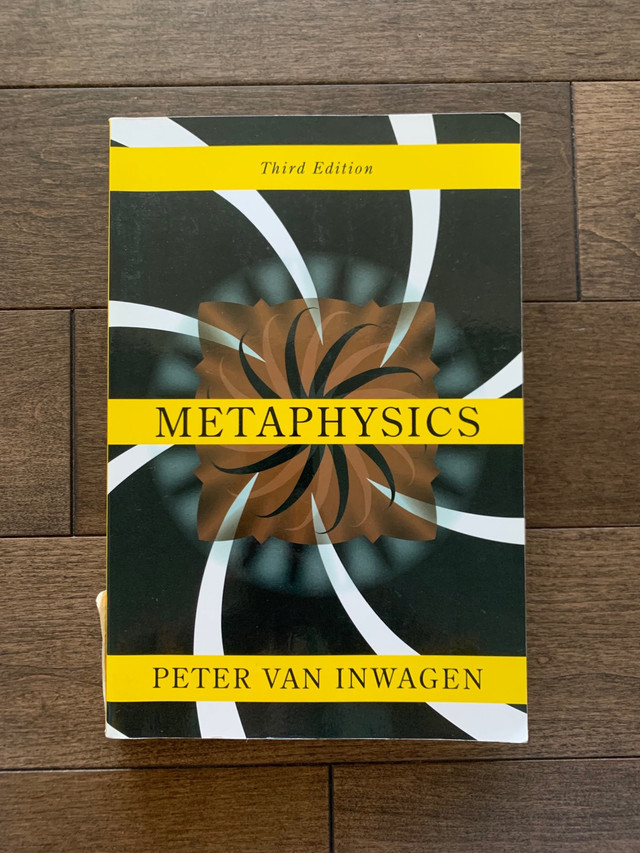 Metaphysics, Third Edition by Peter Van Inwagen in Textbooks in Edmonton