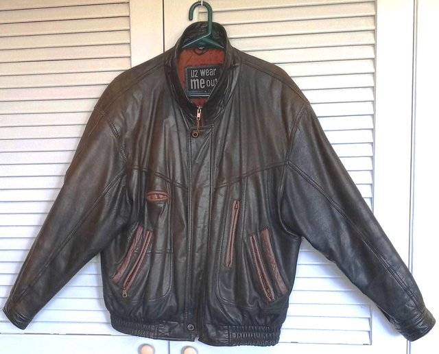 Veste 100% cuir de marque U2 Wear Me Out à vendre in Men's in City of Montréal - Image 4
