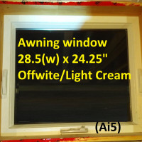 Window - Awning Windows, Vinyl, Various Sizes (a)