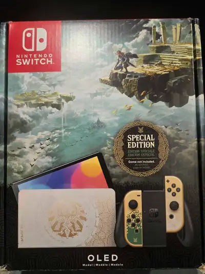 LNIB Nintendo Switch LoZ ToK Edition, View more