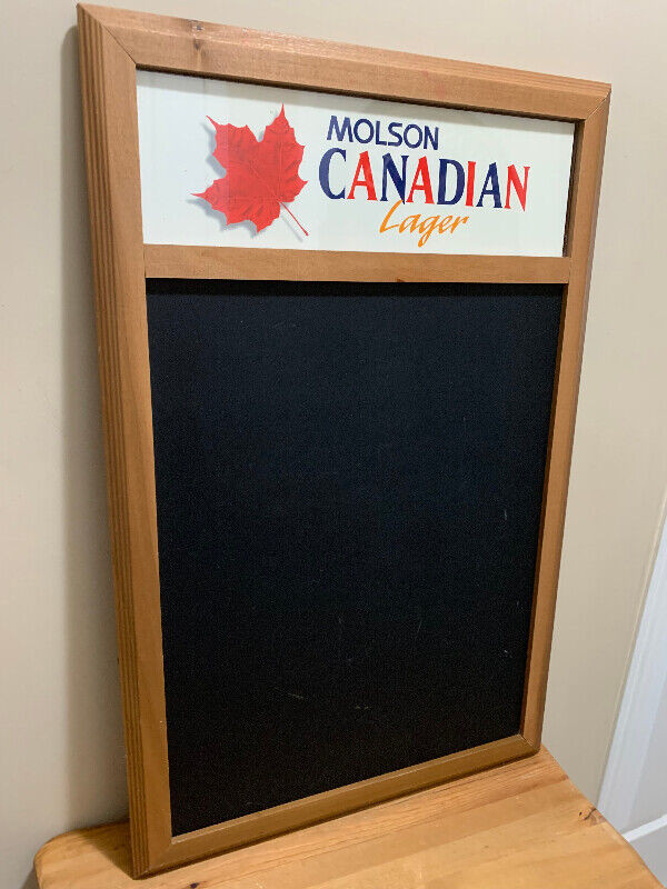Vintage Molson Canadian beer bar pub sign board  Mint in Arts & Collectibles in Calgary