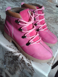 Girls Pink Boots-European Size 31