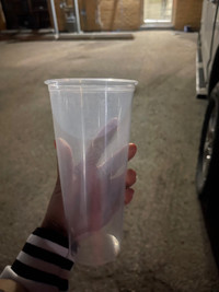 Plastic cups