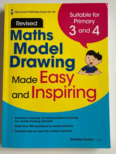 Enhance your child's math skills with this Maths Model Drawing book for Primary 3 and 4, offering ex...