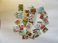 STAMPS - FLOWERS // HORSES // FISH - for collectors or crafting