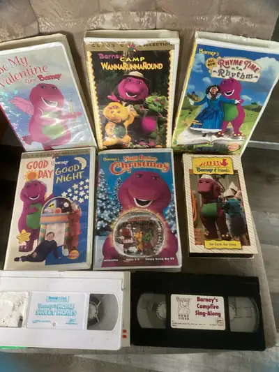 Vintage Barney Friends vhs Mother Goose Camp individually, View more