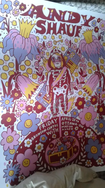 Andy Shauf Poster autograph numbered Ottawa, View more