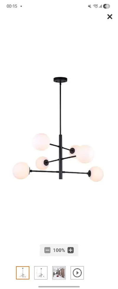 MODERN Galactic Starburst Chandelier, View more