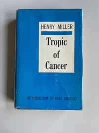 TROPIC OF CANCER Henry Miller 1st Ed 3rd Printing Groove Press