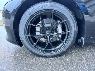 I'm selling a set of Superspeed forged rims paired with Continental winter tires that are practicall...