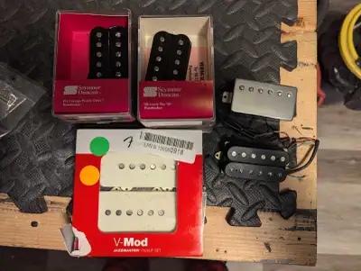 Guitar Pickups Seymour Duncan, DiMarzio, Fender, View more