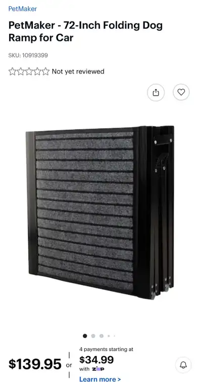 Folding dog ramp, View more