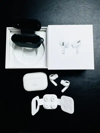 Selling a pair of Apple Airpods Pro with Wireless Charging Case. These earbuds deliver high-quality...
