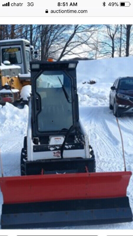Mini S70 463 453 bobcat 54” angle snow blade Plow attachment in Heavy Equipment in Edmonton - Image 3