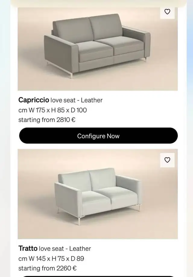 Italian leather loveseat sofa in Couches & Futons in Kitchener / Waterloo - Image 4