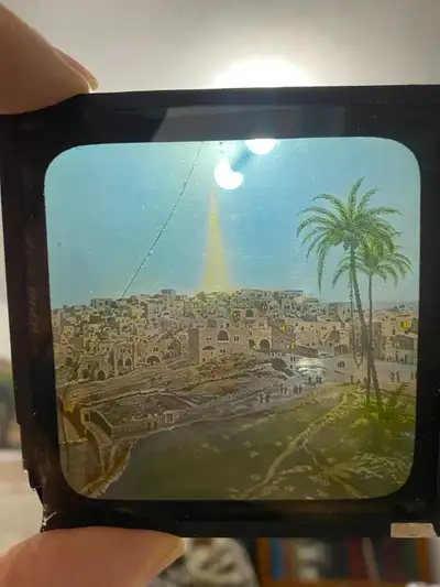 Antique Magic Lantern Slide + Bonus offer, View more