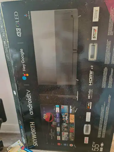 I'm selling brand new Skyworth 55XC9000 55-inch 4K OLED Android TV that delivers stunning visuals an...