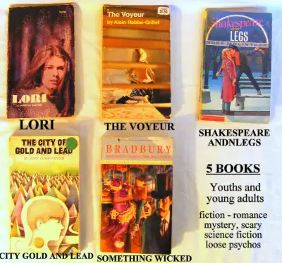5 books Youths]Young Adults – romance, mystery, adventure  psych, View more
