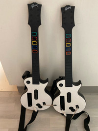 Wii guitar hero guitars 