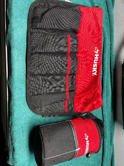 Husky pail tool apron & nose bag, View more