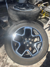 Tires and rims 225/60R -18 