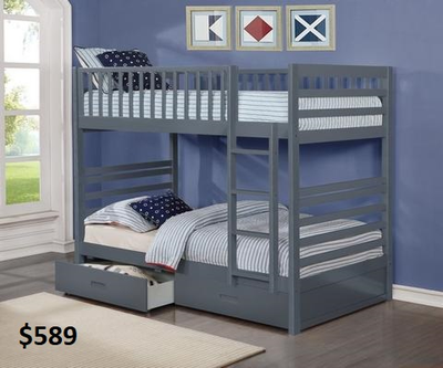 WIDE SELECTION OF SINGLE/SINGLE BUNK BEDS STARTING AT $439!, View more