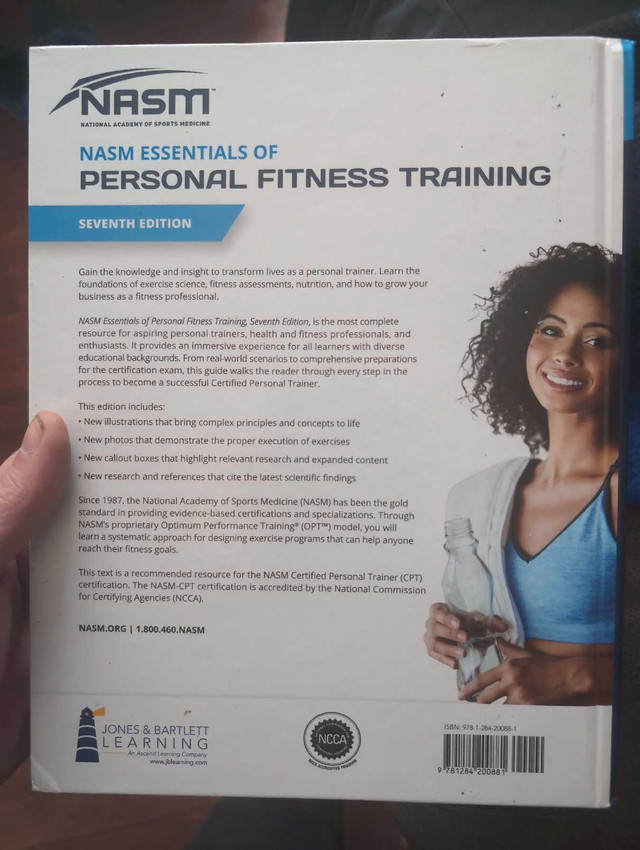 Nasm personal fitness training. Seventh edition  in Other in Moncton - Image 3