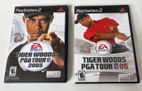 Tiger Woods PGA Tour 2005 & 2006 PS2 Games