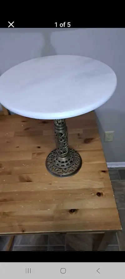 Vintage Marble Top Side , View more