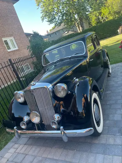 1949 Rover P3 75 that I have owned for 10 years - this is the model with the silky smooth straight 6...