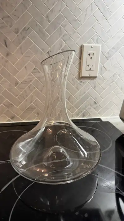 Brand New Glass Wine Carafe 1L, View more