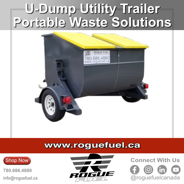 U-DUMP Portable Waste Utility Trailer - 3.5 Yard Bin in Other in Barrie - Image 4