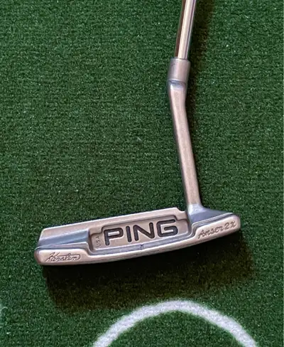 Vintage long neck Ping karsten Anser 2X these putters are rare especially in this condition bought i...